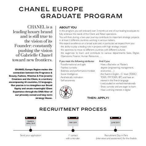 chanel europe graduate program 2020|OUR JOURNEY TOWARDS A LOW.